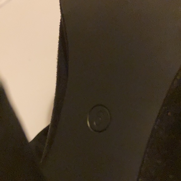 Public Desire Peep Toe Over The Knee Microsuede Boots - Picture 9 of 10